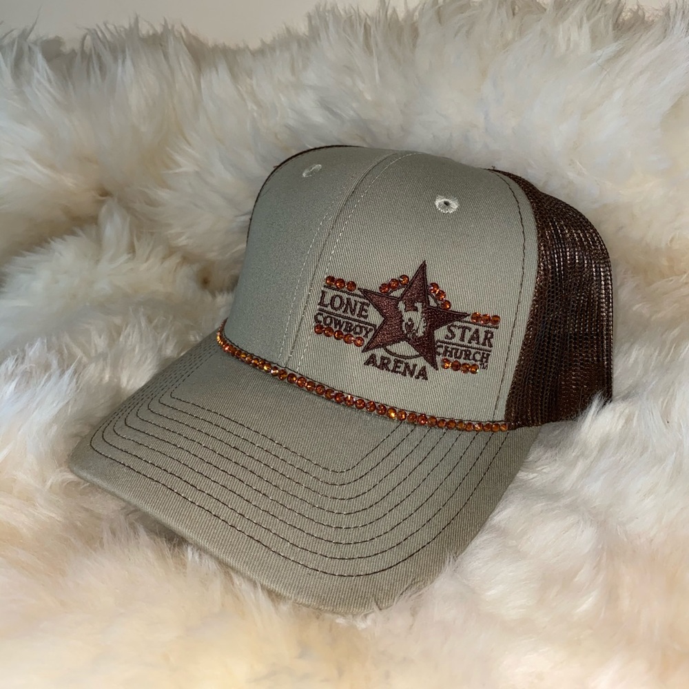 Lone Star Cowboy church trucker hat
